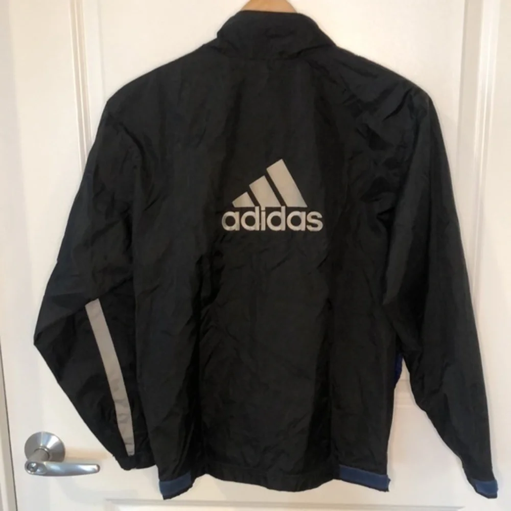 ADIDAS | Adidas Logo Windbreaker Active Jacket - Size Large
